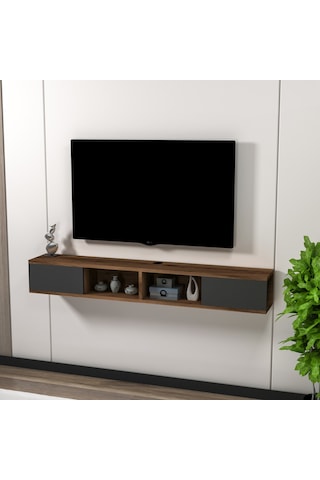 Arnetti Duvara Monte Mayer Televizyon Sehpası, Lidya Antrasit