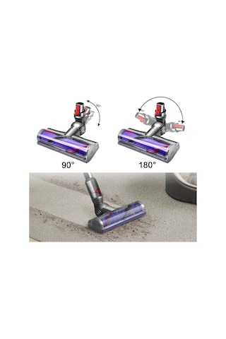 V12 Detect Slim Dikey Süpürge İle Uyumlu Motorbar Emici Başlık Çesit Seçiniz-Çap Seçiniz / Hss (Standart)-10 Mm