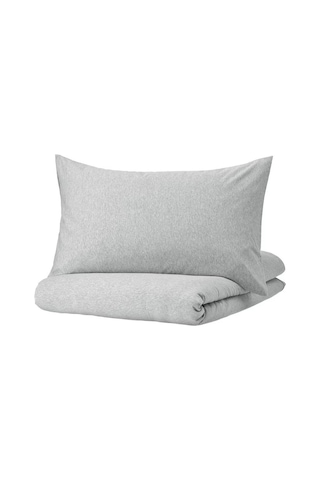 BonjardinHome Gri Pamuklu Yastık Kılıfı 2 Adet 50x70