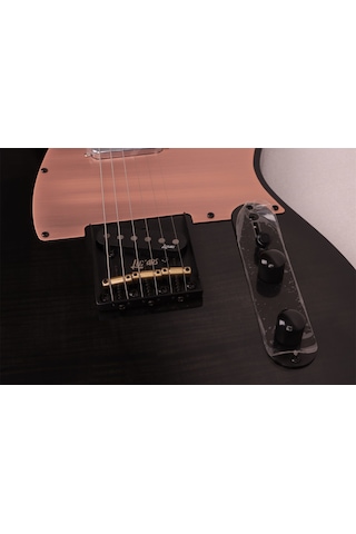Luxars S-g27 Max Tbk Telecaster Elektro Gitar Transparent Black