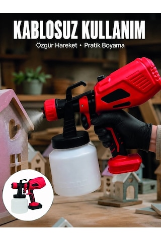 21v Güçlü Motor İle Profesyonel Boyama Performansı