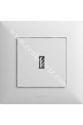 Legrand 768197 Raventi Beyaz Usb Şarj Prizi