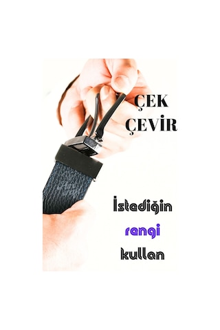 Parscraft Hakiki Deri Çift Taraflı Erkek Kemer 4 Cm Lacivert - Siyah