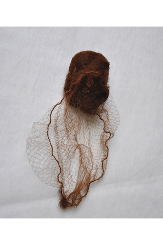 İnce Saç Filesi 5 Li Paket Kahverengi