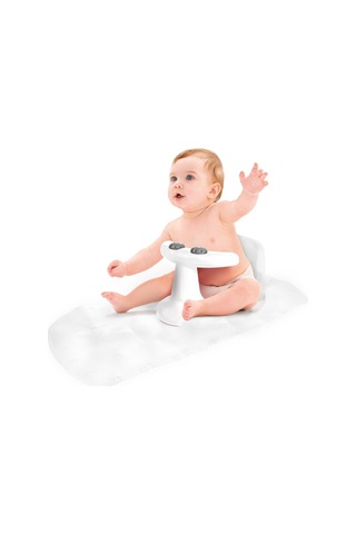 7052 Dolu Banyo Koltuğu Lazımlık- Kaymaz Paspaslı Beyaz