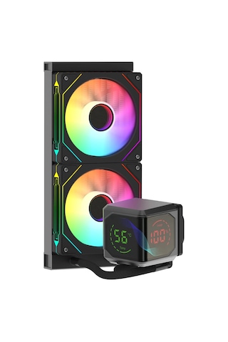 Gamebooster Sıght Pro 240b Argb Curved Ekran 240mm Siyah İşlemci Sıvı Soğutucu Gb-lcs-sp240b