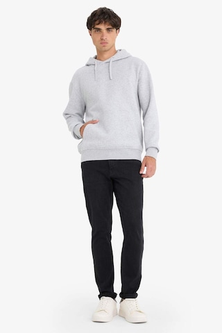 Defacto Kapüşonlu İçi Yumuşak Tüylü Kanguru Cepli Gri Erkek Sweatshirt X8283az/gr389 Gri