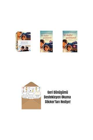 Khaled Hosseini - Kutulu Set + Ve Dağlar Yankılandı Midi Boy + Ve Dağlar Yankılandı + Okuma Sticker'ları