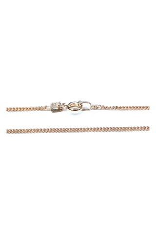 Omar Silver Unisex Gurmet 1,40 Mm Rose Gümüş Kolye Zincir Omr799