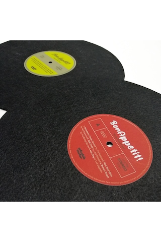 Plak Görünümlü Amerikan Servis 2 Adet Siyah