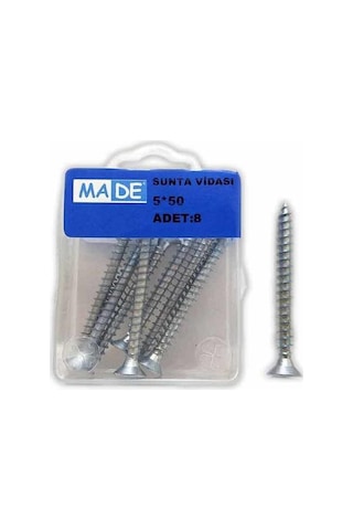 Made Sunta Vidası 5.0X50 ( 1 Kutu:8 Adet) St-31