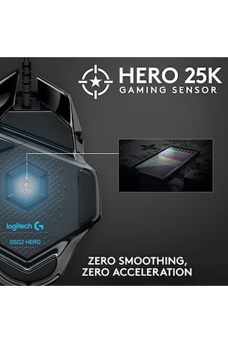 Logitech G502 Hero Yüksek Performanslı Oyuncu Mouse
