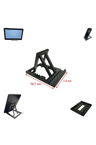 Özel Üretim Katlanabilir & Ayarlanabilir 7 Kademeli Telefon Tablet Standı Tablet Telefon Tutucu Yeşil