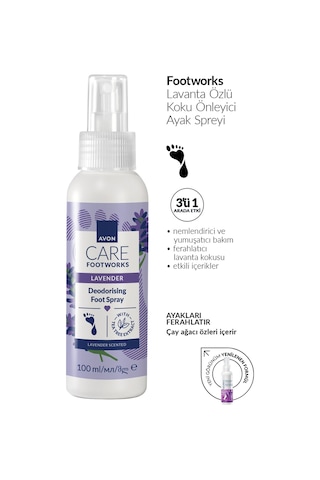 Footworks Lavanta Özlu Koku Önleyici Ayak Spreyi 100ml