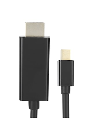 Mufunye Mini Dp'den Hdmı'ye Erkek-erkek Dönüştürücü Kablosu, 4k Ultra Hd Destekli, 1.83m, Siyah, Ses-video Aktarımı, Plug & Play, Projeksiyon Ve Tv Uyumlu