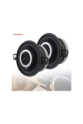 Xuweiwei 2 Adet 8 89 Cm 12v 30w Evrensel Araba Kornası Koaksiyel Tip Tam Frekans Çoğu Araç Uyumlu