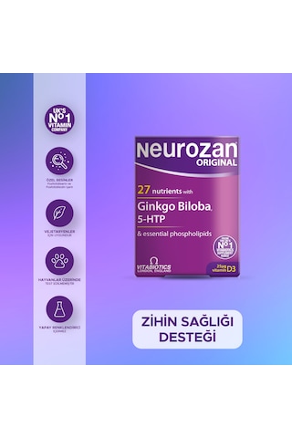 Vitabiotics Neurozan Original Takviye Edici Gıda 30 Tablet