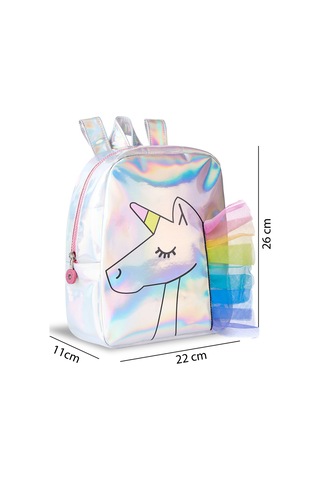 Denokids Unicorn Hologram Kız Çocuk Okul Sırt Çantası
