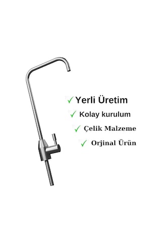 304 Paslanmaz Kare Su Arıtma Musluğu