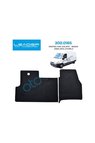 Peugeot Boxer 2006 -2014 Model Arası Kauçuk Ön Paspas Rulo Paspas