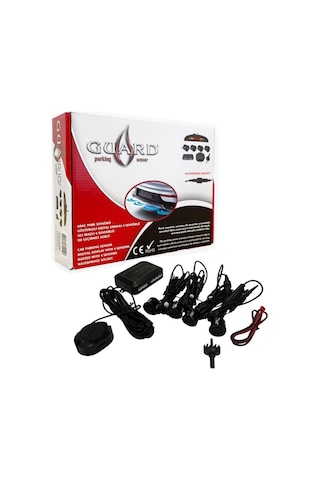 Oto Araç Geri Park Sensörü 12v Bi Bi Led Ses İkazlı 4 Gözlü 22mm Siyah Ps.bz.001.01 1 Adet