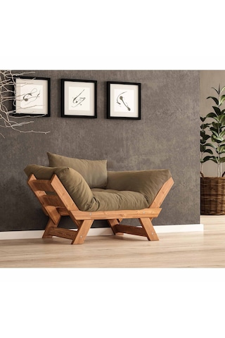 Woodesk Adalar Masif Tik-camel Renk Berjer Cpt8152-140