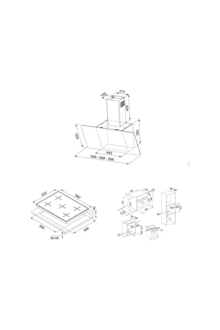 Franke FPJ 915 V Davlumbaz + FHNS 705 4G TC WH C Ocak + FSL 86 H WH Fırın Beyaz Ankastre Set