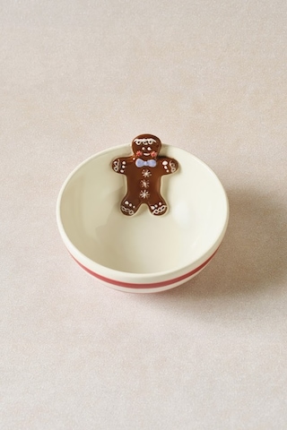 Karaca New Year Yılbaşı Jolly Gingerbread Çerezlik 11 X 6 Cm Kirmizi