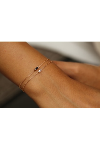 Reis Kuyumculuk T1568 Baget Swarovski Bilezik Altın Bilezik