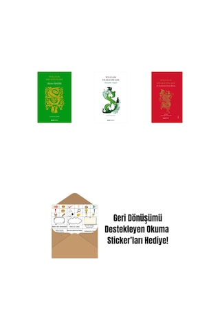 Kuru Gürültü Ciltli + Venedik Taciri + Fırtına + Okuma Sticker'ları