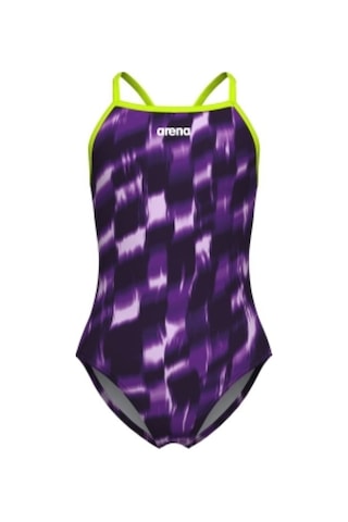 Arena G Wave Swimsuit Lightdrop Back Kız Çocuk Yüzücü Mayosu 011740900 Çok Renkli