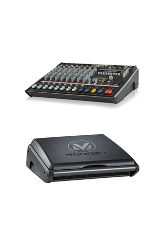 Maxword Cms 600-3 Mixer 8 Kanal Analog Kompakt Power Mikser