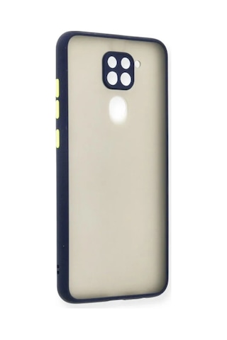 Jenerik Xiaomi Redmi Note 9 Kılıf Montreal Silikon Kapak - Lacivert