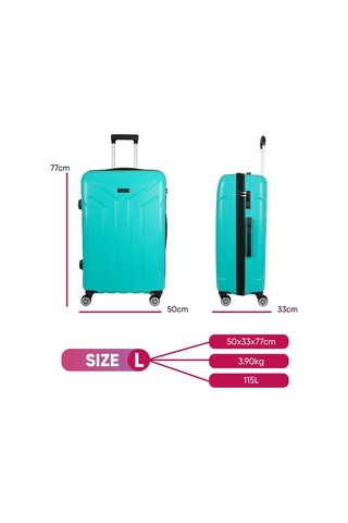 Vegmann Vela Su Yeşili Büyük Boy Valiz