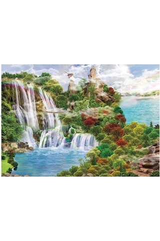 Olimpia 1000 Parça Şelale Ve Güzel Manzara Puzzle