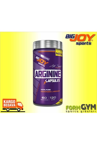 Bigjoy Arginine 120 Capsules Arjinin