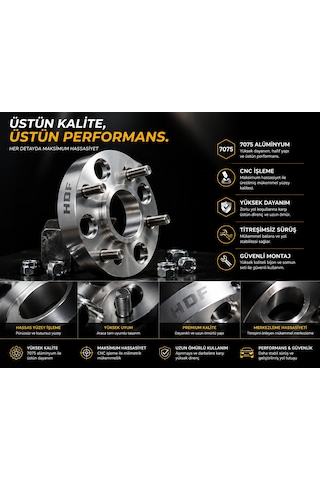 Opel Frontera 2024 - Opel Mokka 4x108 2 Cm - 2 Adet Spacer + Bijon Seti