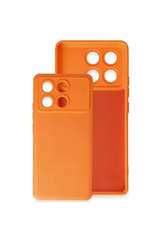 Jenerik Xiaomi Poco X6 Pro Kılıf Nano İçi Kadife Silikon - Lila