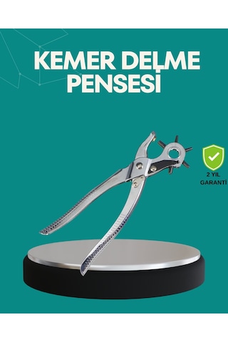 Northcity Deri Delme Pensesi - 6 Uçlu Ayarlanabilir Kemer Delme Aleti Profesyonel Ve Dayanıklı Çözüm