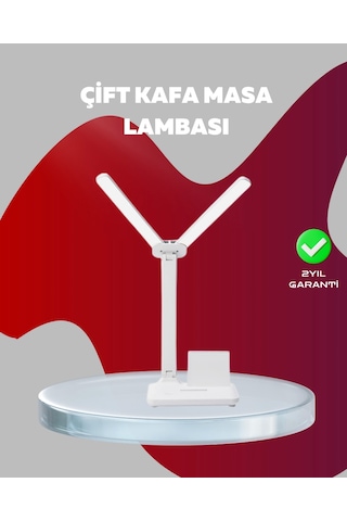 Kısılabilir Led Masa Lambası Kalemlik, Telefon Standı Ve Okuma Işığı Bir Arada Çok Renkli
