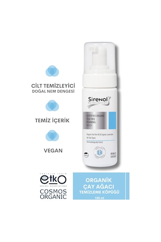 Sirenol Çay Ağacı Temizleme Köpüğü 150 ML