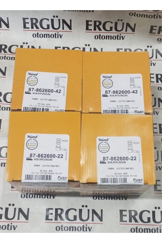 Motor Piston+segman Std H100-kıa Bongo K2500 D4bh Motor 2.5 Tci 4lü Kit 1.3. Ve 2.4. 8771337-8771339 Std