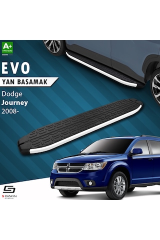 S-dizayn Dodge Journey Evo Aluminyum Yan Basamak 183 Cm 2008 Üzeri