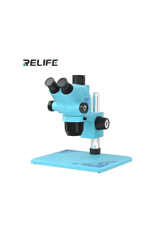 Relife Rl-m6t Pro-b11 Trioküler Profesyonel Tamir Mavi Mikroskop