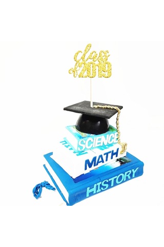 Homyl Mezuniyet Partisi Için 2019 Cake Toppers Altın Altın