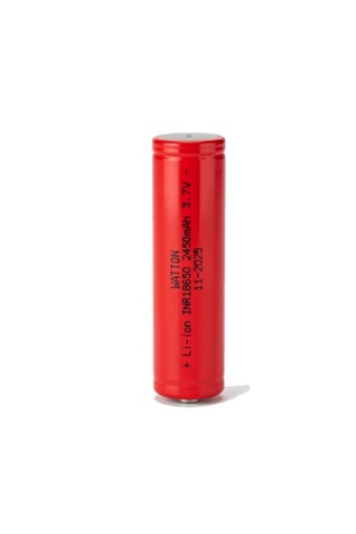 Watton Inr 18650 2450mah 3.7v Li-ion Şarj Edilebilir Pil - Kırmızı