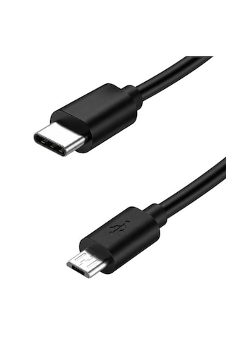 Type C To Mikro Micro Usb Şarj Ve Data Ara Kablosu 1 Metre