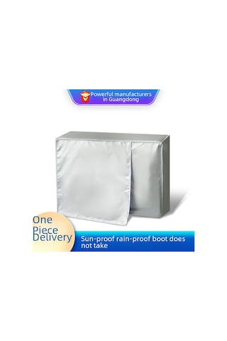 Leezsing Dış Mekan Klima Kapağı, Dayanıklı Poliester, Yağmur-güneş-toz Koruma, Beş Yönlü Tam Kapama, 75x26x57 Cm, Kolay Kurulum Küçük 1pk