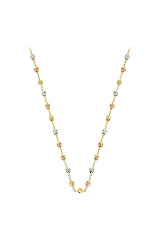 Top Altınlarla İşlenmiş Altın Zincir Kolye Klsmu14k15855