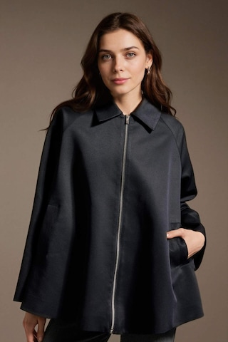 Defacto Loose Fıt Gabardin Trençkot H2391ax26spnv253 Lacivert-nv253